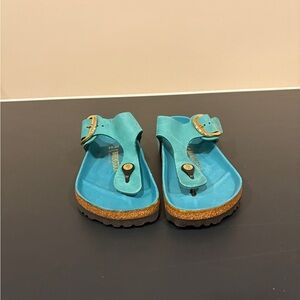 Birkenstock Gizeh Big Buckle Turquoise
